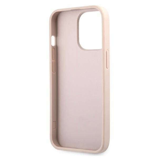 GUHCP13X4GMRPI Guess PU 4G Ring Case, paredzēts iPhone 13 Pro Max Pink cena un informācija | Telefonu vāciņi, maciņi | 220.lv