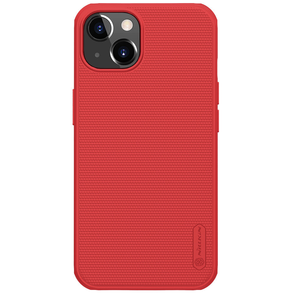 Nillkin Super Frosted PRO Back Cover, paredzēts iPhone 13 Red (bez izgriezuma logotipam) цена и информация | Telefonu vāciņi, maciņi | 220.lv