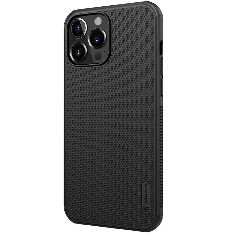 Nillkin Super Frosted PRO Back Cover, paredzēts iPhone 13 Pro Black (bez izgriezuma logotipam) cena un informācija | Telefonu vāciņi, maciņi | 220.lv