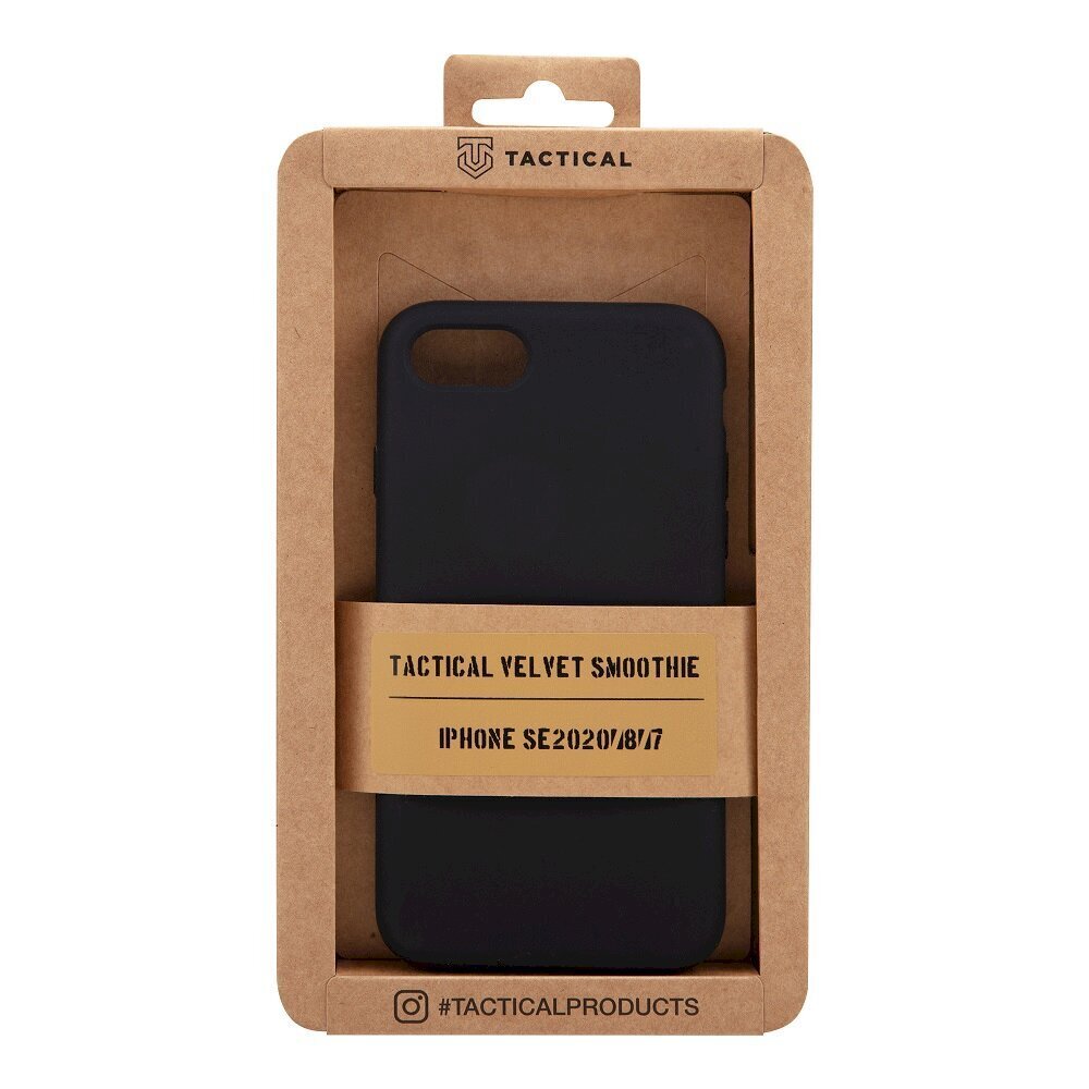 Tactical Velvet Smoothie Cover, paredzēts Apple iPhone 7/8/SE2020 Asphalt cena un informācija | Telefonu vāciņi, maciņi | 220.lv