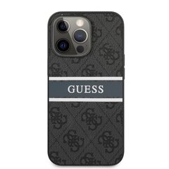 GUHCP13X4GDGR Guess PU 4G Printed Stripe Case, paredzēts iPhone 13 Pro Max Grey цена и информация | Чехлы для телефонов | 220.lv