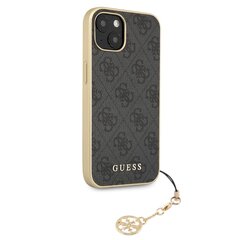 GUHCP13MGF4GGR Guess 4G Charms Cover, paredzēts iPhone 13 Grey цена и информация | Чехлы для телефонов | 220.lv