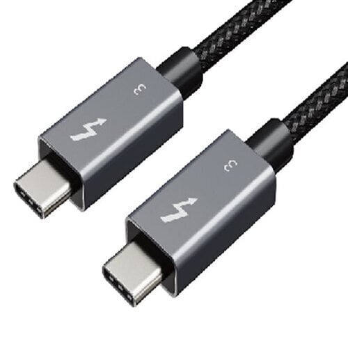 Kabelis Thunderbolt 3, USB-C - USB-C, 40Gbps, 100W, 20V/ 5A, 4K/ 60HZ, 1m цена и информация | Kabeļi un vadi | 220.lv