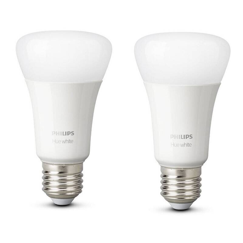 LED spuldzes Philips Hue E27 9W 806lm, 2 gab cena | 220.lv