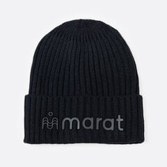 Marat Женская шапка  3D LOGO*01, черный/черный цена и информация | Мужские шарфы, шапки, перчатки | 220.lv