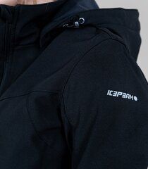 Icepeak sieviešu softshell jaka BRENHAM 54970-8*990, melna 6438496871974 cena un informācija | Sieviešu virsjakas | 220.lv