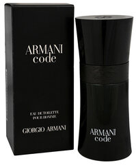 Парфюмированная вода Giorgio Armani Code EDP для мужчин, 30 мл цена и информация | Мужские духи | 220.lv