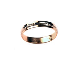 Обручальное золотое кольцо с алмазной гранью, 18 мм, 440 903 180 цена и информация | Кольца | 220.lv