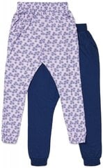 Детские повседневные штаны, 2шт, размер 110 / 116см цена и информация | Штаны для девочек | 220.lv