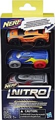 Автомобили Nerf Nitro Foam, 3шт. цена и информация | Игрушки для мальчиков | 220.lv