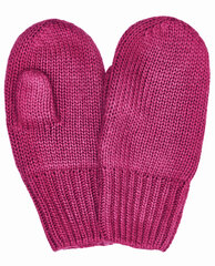 Розовые вязаные варежки для девочек Gulliver цена и информация | Зимняя одежда для детей | 220.lv