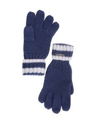 Синие вязаные перчатки для девочек Gulliver цена и информация | Зимняя одежда для детей | 220.lv