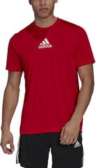 Adidas T-Krekli M 3s Back Tee Red GM4318 GM4318/M cena un informācija | Vīriešu T-krekli | 220.lv