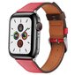 Fusion ādas siksniņa Apple Watch 38/40 mm sarkana cena un informācija | Viedpulksteņu un viedo aproču aksesuāri | 220.lv