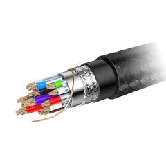 Адаптер однонаправленного кабеля Choetech USB Type C (штекер) на HDMI (штекер) 4K 60 Гц 2 м, черный (CH0021-BK) цена и информация | Адаптеры и USB разветвители | 220.lv