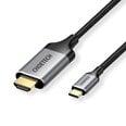 Vienvirziena adapteris Choetech adapteris bezvadu uzlādei USB Type C uz HDMI 4K 60Hz 2m (CH0021-BK), melns