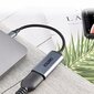 Vienvirziena adapteris Choetech adapteris bezvadu uzlādei HUB USB Type C uz HDMI 4K 60Hz (HUB-H10), pelēks цена и информация | Adapteri un USB centrmezgli | 220.lv