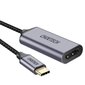 Vienvirziena adapteris Choetech adapteris bezvadu uzlādei HUB USB Type C uz HDMI 4K 60Hz (HUB-H10), pelēks цена и информация | Adapteri un USB centrmezgli | 220.lv