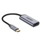 Vienvirziena adapteris Choetech adapteris bezvadu uzlādei HUB USB Type C uz HDMI 4K 60Hz (HUB-H10), pelēks cena un informācija | Adapteri un USB centrmezgli | 220.lv