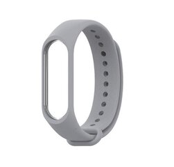 Ремешок для часов Fusion Wave для Xiaomi Mi Band 3 / 4 / 5 / 6 серый цена и информация | Аксессуары для смарт-часов и браслетов | 220.lv
