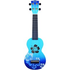 Soprāna ukulele Mahalo Designer MD1HB-BUB Hibiscus cena un informācija | Ģitāras | 220.lv