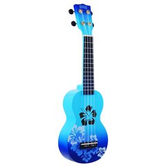 Soprāna ukulele Mahalo Designer MD1HB-BUB Hibiscus cena un informācija | Ģitāras | 220.lv