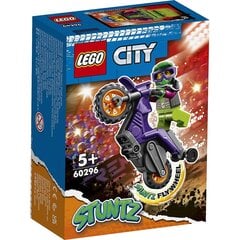 60296 LEGO® City Kaskadieru motocikls cena un informācija | Konstruktori | 220.lv