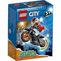 60311 LEGO® City Stunt Огненный трюковый мотоцикл цена и информация | Конструкторы и кубики | 220.lv