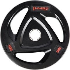 Diska svars HMS Olimpic Plate TOX15 15 kg, 51 mm цена и информация | Гантели, гири, штанги | 220.lv