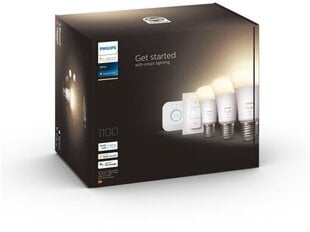 LED spuldzes Philips Hue E27 9.5W 1100lm, 3 gab цена и информация | Лампочки | 220.lv