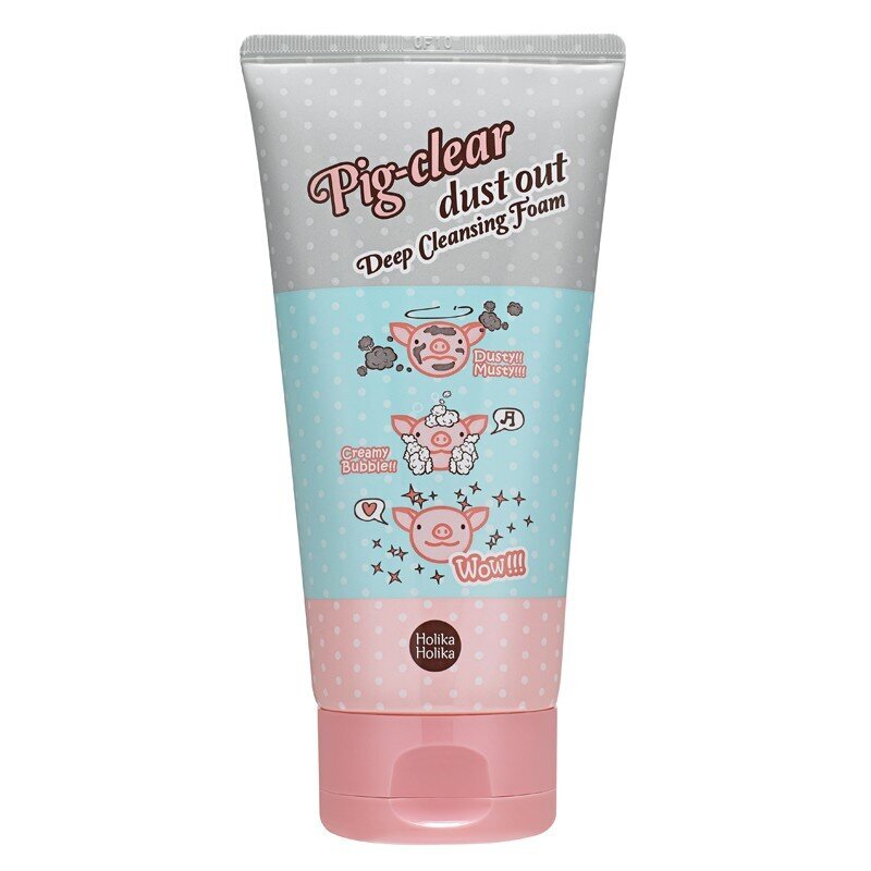 Tīrīšanas putas Holika Holika Pig-Clear Dust Out, 150 ml cena un informācija | Sejas ādas kopšana | 220.lv