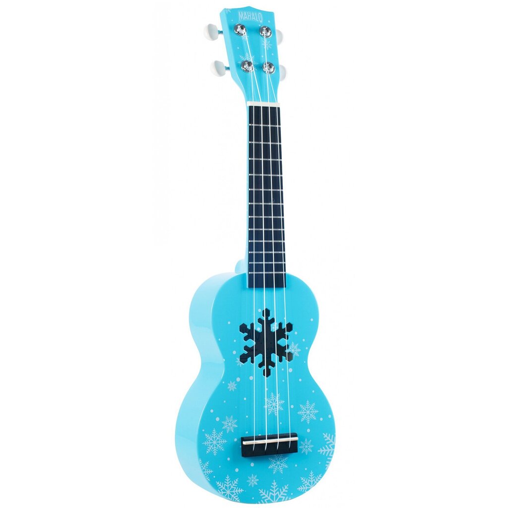 Soprāna ukulele Mahalo Designer MD1SN-BU Snow cena un informācija | Ģitāras | 220.lv