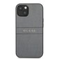 GUHCP13MPSASBGR Guess PU Leather Saffiano Case for iPhone 13 Grey цена и информация | Telefonu vāciņi, maciņi | 220.lv