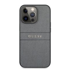 GUHCP13XPSASBGR Guess PU Leather Saffiano Case for iPhone 13 Pro Max Grey цена и информация | Чехлы для телефонов | 220.lv