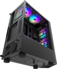 Darkflash Wavecase Computer Case (Black) цена и информация | Корпуса | 220.lv