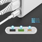 Dudao power bank 10000mAh 18W Quick Charge Power Delivery 2x USB / 1x USB Type C white (K12PQ_W) цена и информация | Lādētāji-akumulatori (Power bank) | 220.lv