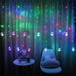 LED gaismas aizkars, bumbiņas cena un informācija | Ziemassvētku lampiņas, LED virtenes | 220.lv