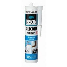 Bison sanitārais silikons balts cena un informācija | Izolācijas materiāli | 220.lv