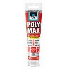 Клей-герметик Bison PolyMax Crystal, 115 мл цена и информация | Клей | 220.lv