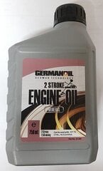 Масло для двухтактных двигателей Germanoil 2 Stroke, 750 мл цена и информация | Масла для других деталей автомобиля | 220.lv