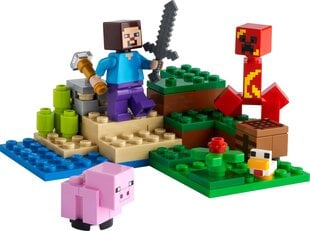 Конструктор LEGO® 21177 Minecraft Creeper pasala цена и информация | Конструкторы и кубики | 220.lv