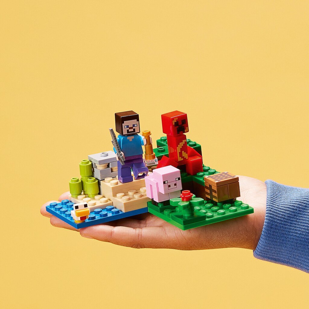 21177 LEGO® Minecraft Creeper slēpnis cena un informācija | Konstruktori | 220.lv