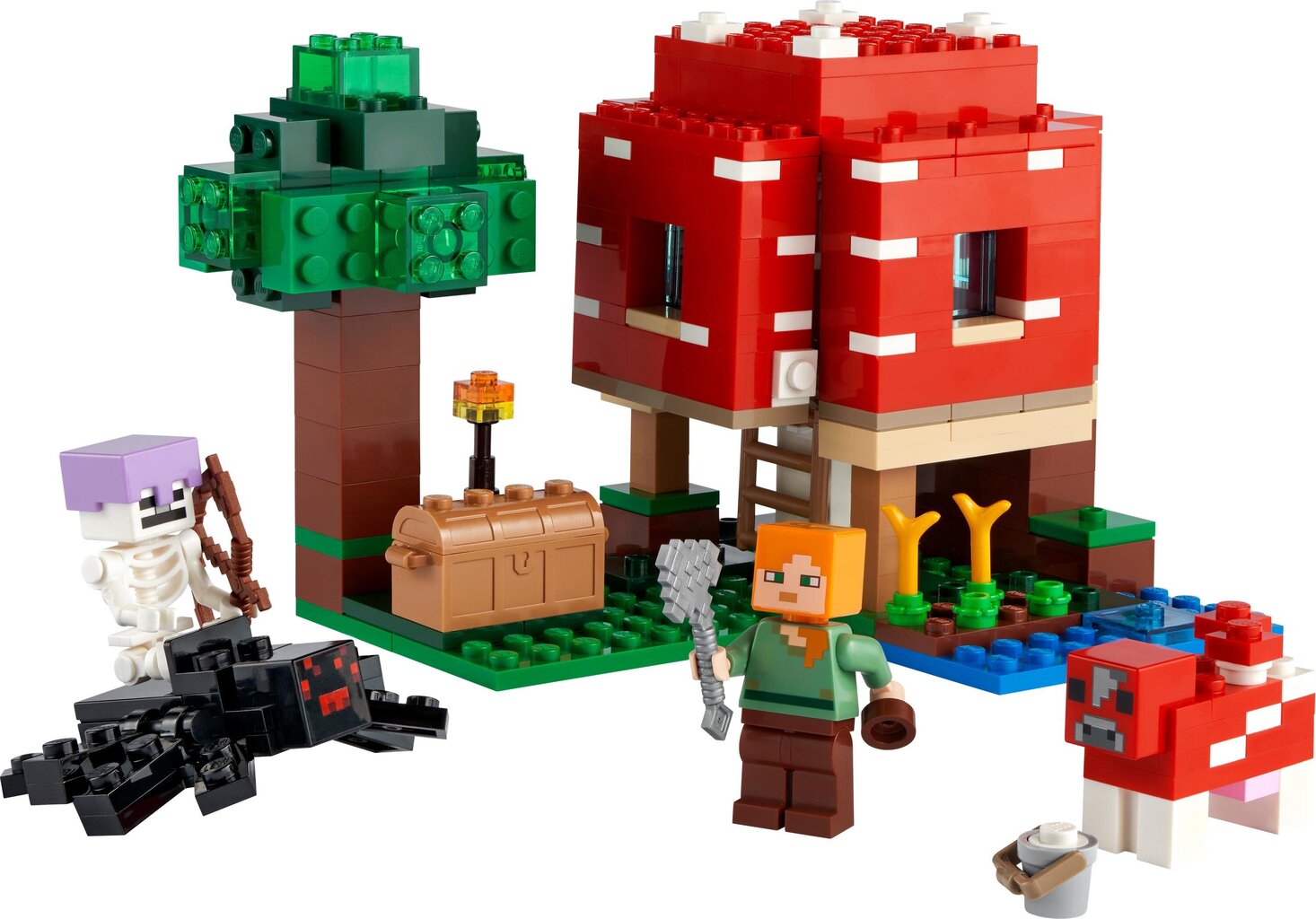 21179 LEGO® Minecraft Sēņu māja cena un informācija | Konstruktori | 220.lv
