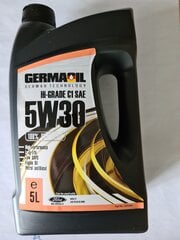 Моторное масло синтетическое Germanoil Hi-Grade 5W30, 5 л цена и информация | Моторное масло | 220.lv