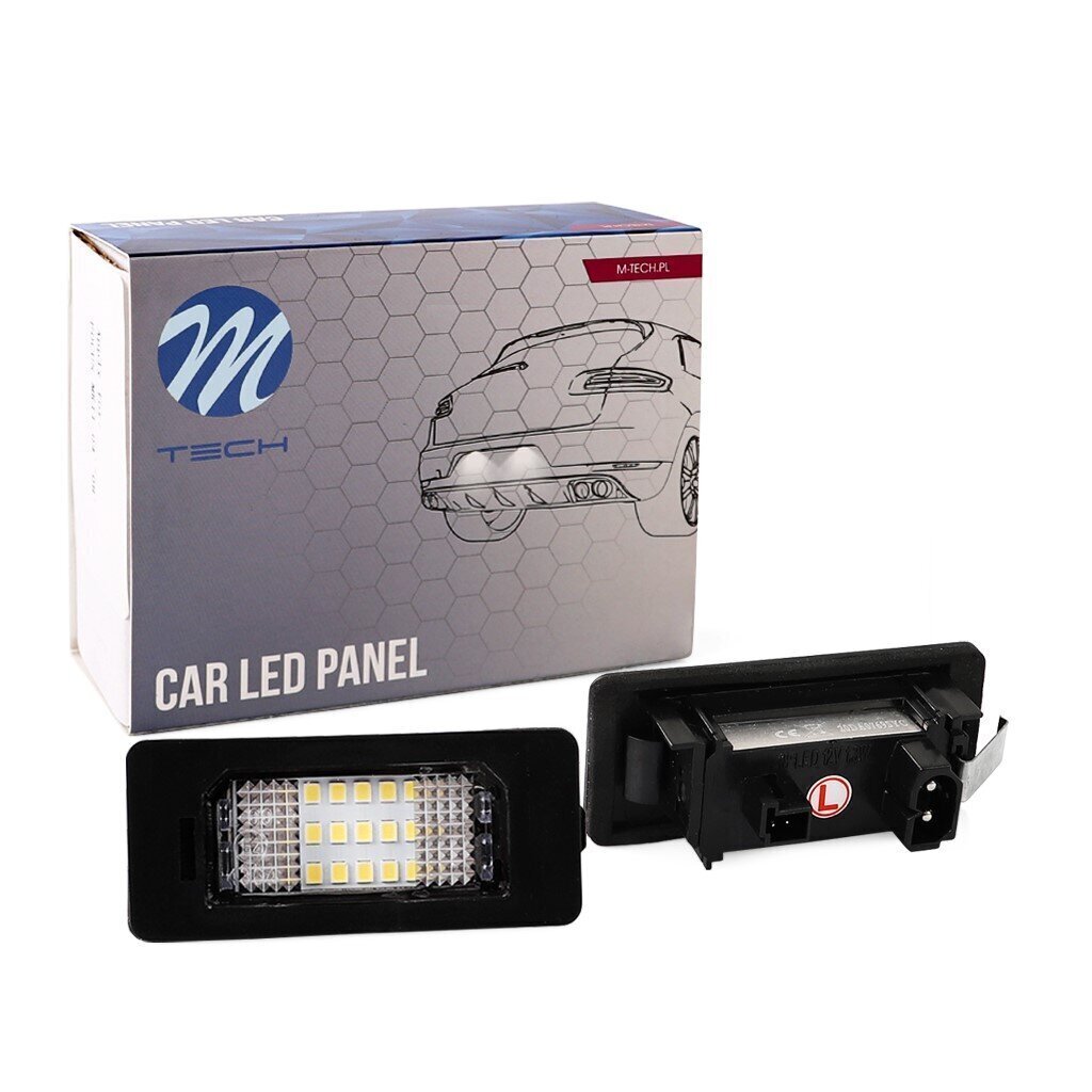 LED numura zīmes apgaismojuma komplekts M-Tech, BMW, 2 gab cena un informācija | Auto spuldzes | 220.lv