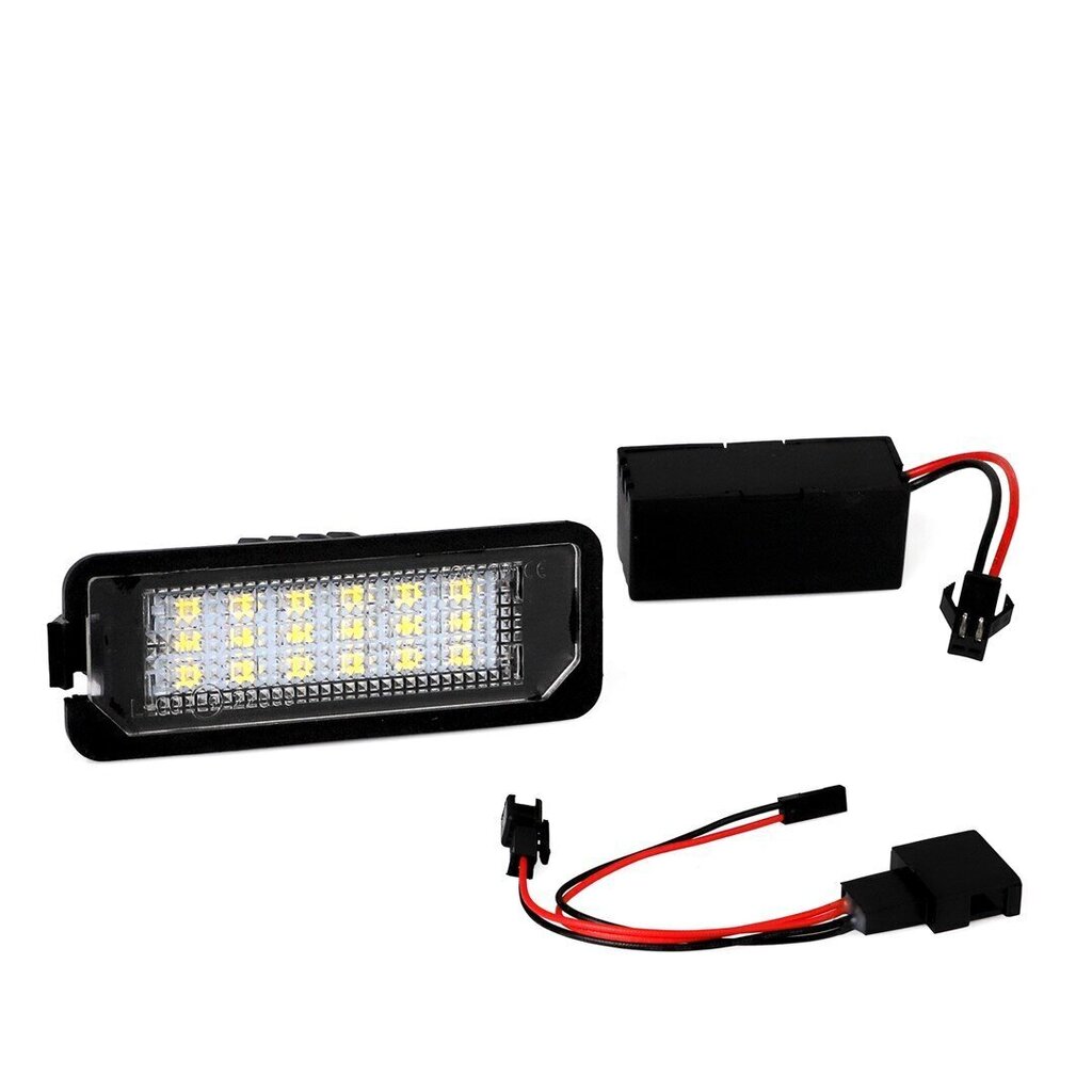 LED numura zīmes apgaismojuma komplekts M-Tech, 2 gab cena un informācija | Auto spuldzes | 220.lv