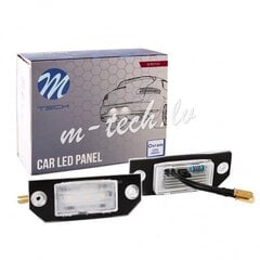 Комплект светодиодного освещения номера M-Tech, Ford, 2 шт цена и информация | Автомобильные лампочки | 220.lv