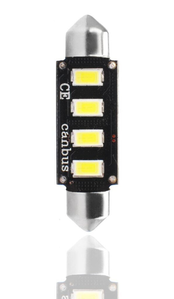 LED spuldze M-Tech LB335W C5W 11x41mm, balta cena un informācija | Auto spuldzes | 220.lv