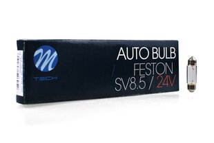 Salona spuldze M-Tech Festoon C5W 24V Z933 cena un informācija | Auto spuldzes | 220.lv