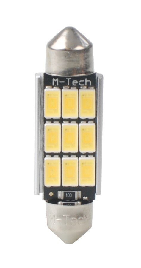 LED spuldze M-Tech LB816W C5W 12V, 2 gab cena un informācija | Auto spuldzes | 220.lv